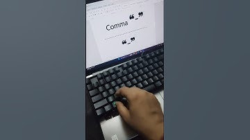 Comma symbol in ms word | #computer #keyboard #msword #windows #tricks