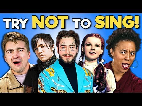 Generations React To Try Not To Sing Along Challenge (Post Malone, Fall Out Boy, Bruno Mars)