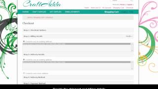The Shopping Process at CraftAdda