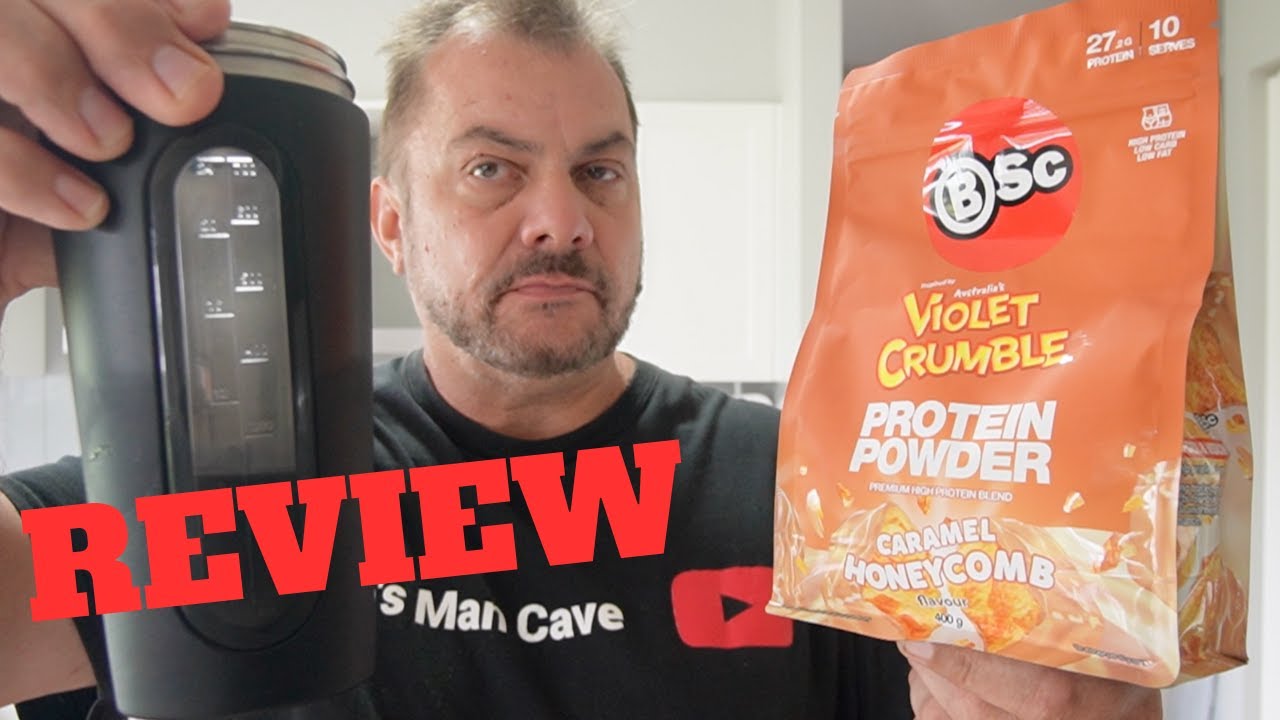 BSC Caramel Violet Crumble Protein Powder - Taste Test and Review - Supplement Review