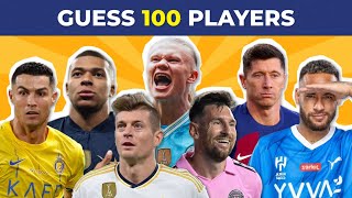 GUESS 100 FOOTBALL PLAYERS IN 3 SECOND | ULTIMATE FOOTBALL QUIZ