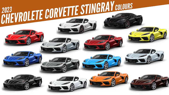 2023 Chevrolete Corvette Stingray - All Color Options - Images | AUTOBICS