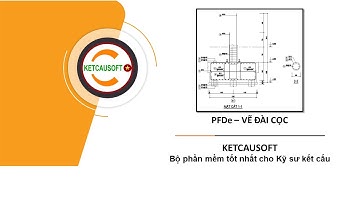 Vẽ đài cọc - Quét chọn kích thước từ mặt bằng