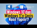 Windows 10dan windows 11e gei nasl yaplr  usb cd dvd yok