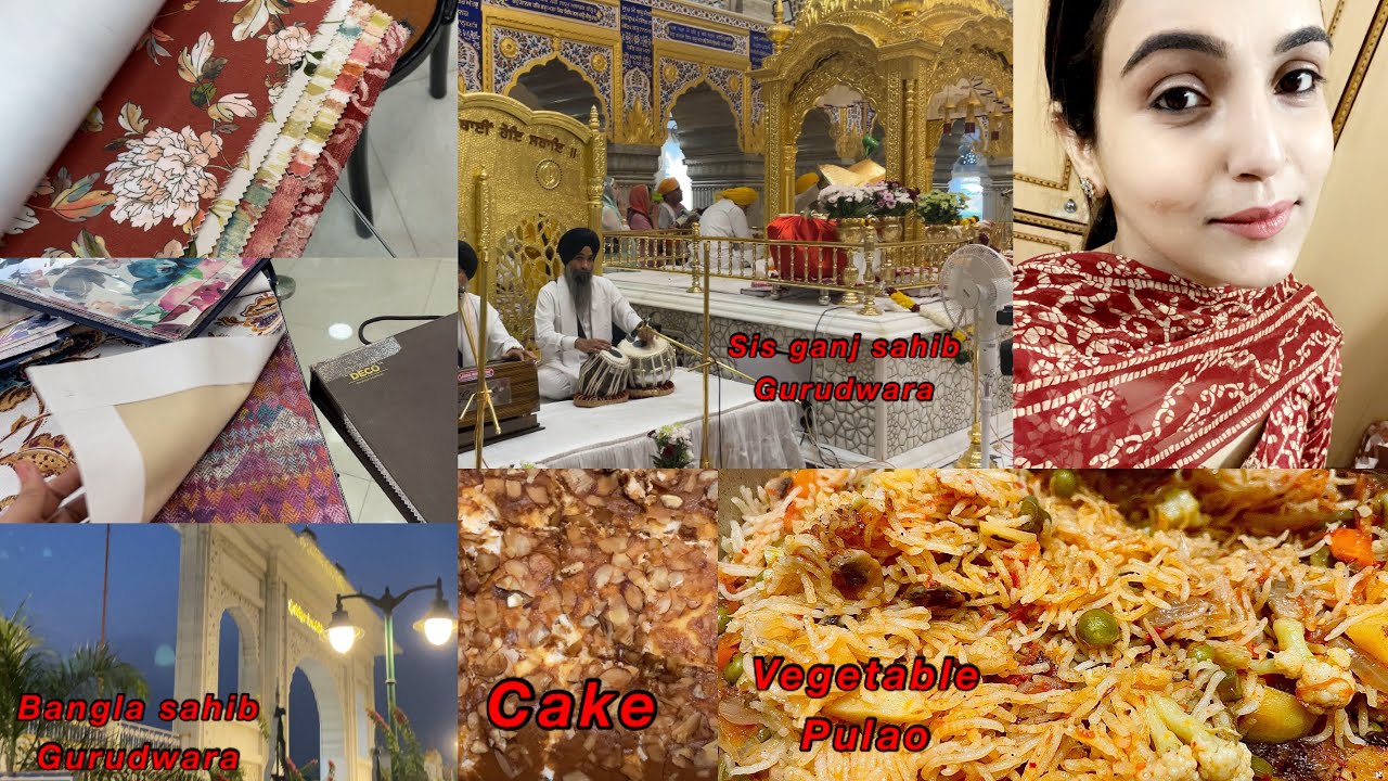 Vegetable pulao recipecushion cover shoppingsis ganj sahib Gurudwara