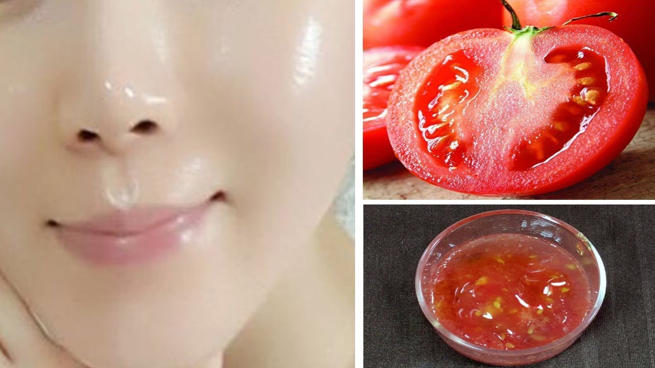 Skin Whitening Tomato Facial | Get Fair, Glowing, Spotless Skin Permanently  - YouTube