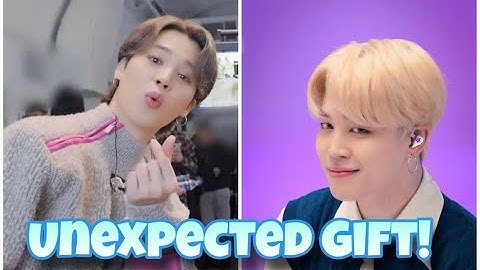 Who Would’ve Thought! Jimin BTS Unexpectedly Received a Special Gift from a World-Famous Artist!