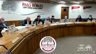 Mask choice resolution passes at Paso Robles Joint Unified School District board meeting screenshot 4