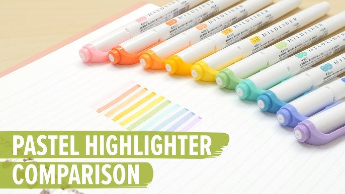 The Best Highlighters for to School - YouTube