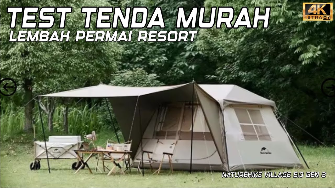 TENDA MURAH! SURGA CAMPING TERSEMBUNYI di Lembah Permai Resort Puncak Cipanas