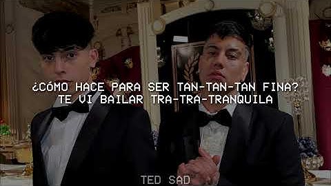 Rusherking, Duki - BAILANDO TE CONOCI (LETRA)