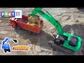 So many diggers  diggers for children fun learning  diggers tv