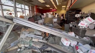 Car crashes into Dunkin Donuts in Little Village