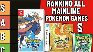 ⚡️🔥 The ULTIMATE Pokémon Tier List is here! I Ranked EVERY Pokemon Game and the results were...