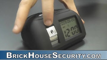 Easy iShot Hidden Camera Clock Security System