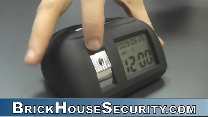 Easy iShot Hidden Camera Clock Security System