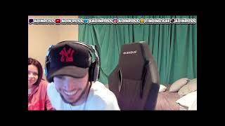 AdinRoss And PamiBaby Make Out Again On Stream...
