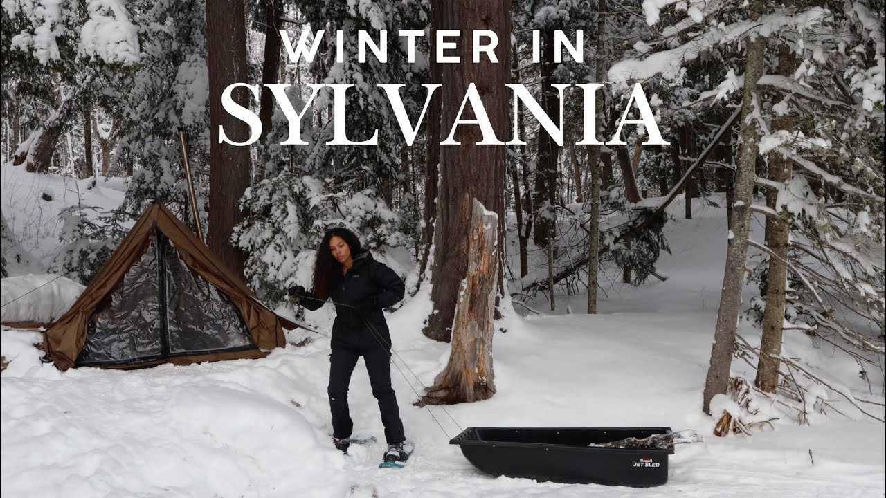 Зимний поход в одиночку по Верхнему полуострову Мичигана.