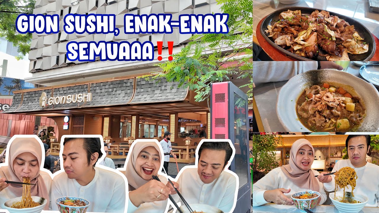 MAKAN DI GION SUSHI | DATANG SANTAI, PULANG HAPPY 🍣 | VLOG