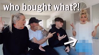 i GUESSED what family member bought me what outfit?! 😱