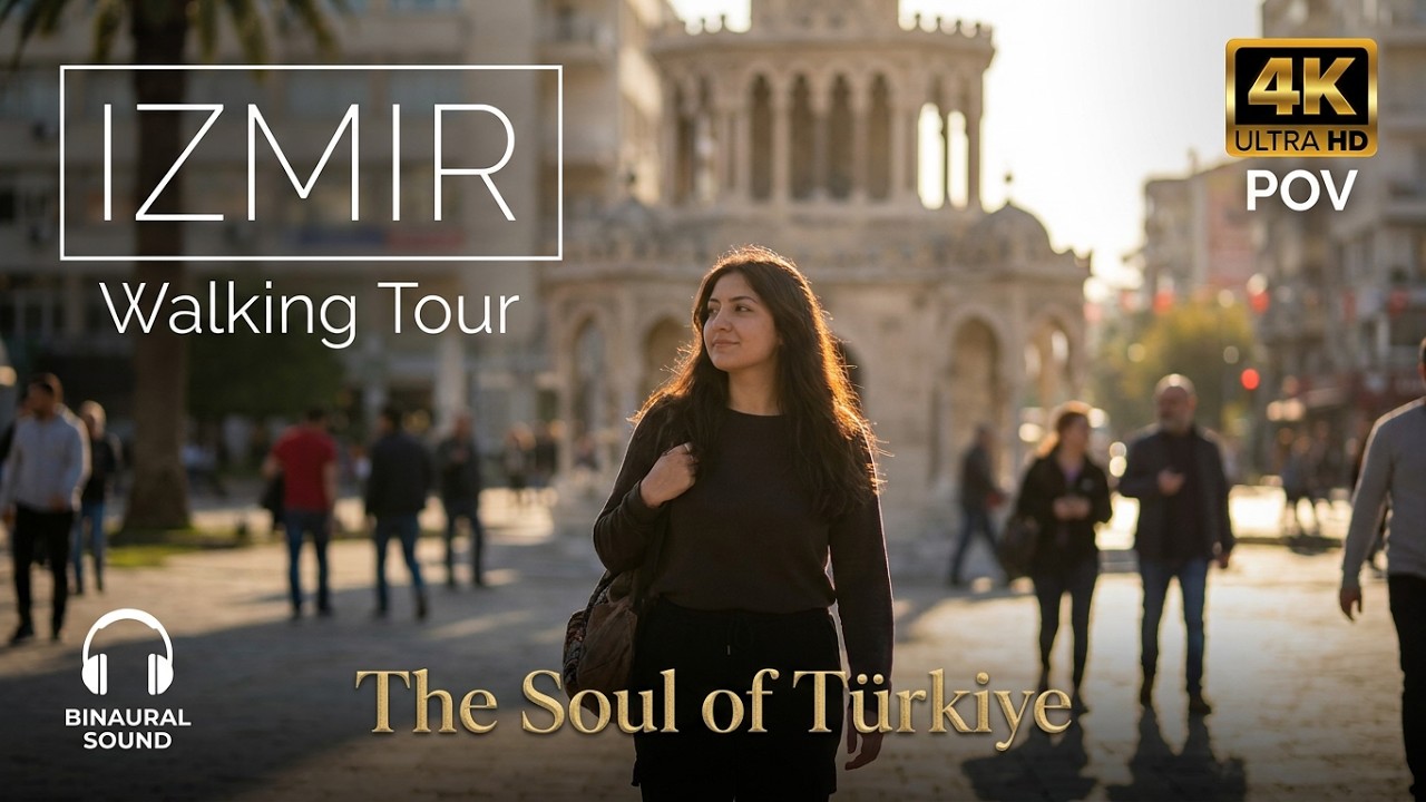 Izmir, तुर्किये | İzmir | पैदल यात्रा 4K