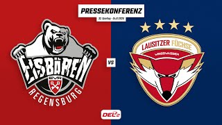 Pressekonferenz 32. Spieltag | Eisbären Regensburg gegen Lausitzer Füchse