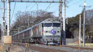 EF510-510号機「カシオペア」 撮影日2011年1月23日 古河～栗橋