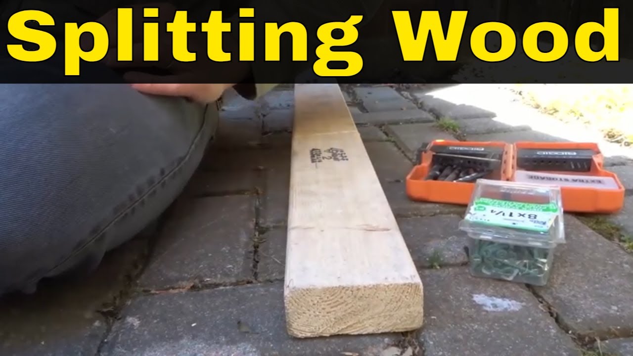 How To Prevent Screws From Splitting WoodTutorial YouTube