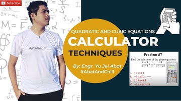 Quadratic and Cubic Equations | Calculator Techniques | Engineering Board Exam | #AbatAndChill