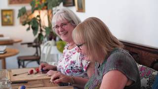 Workshop Videos | An experiential lino print workshop film for Gather of Cheshire