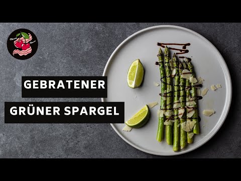 Video: Gebratener Spargel Mit Balsamico-Essig - Ein Schritt-für-Schritt-Rezept Mit Einem Foto