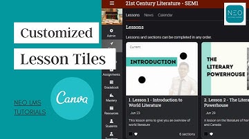 Customizing the Lesson Tiles | NEO LMS Tutorials