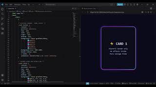 How to create ""Stylish Cards Borders"" Using HTML & Css