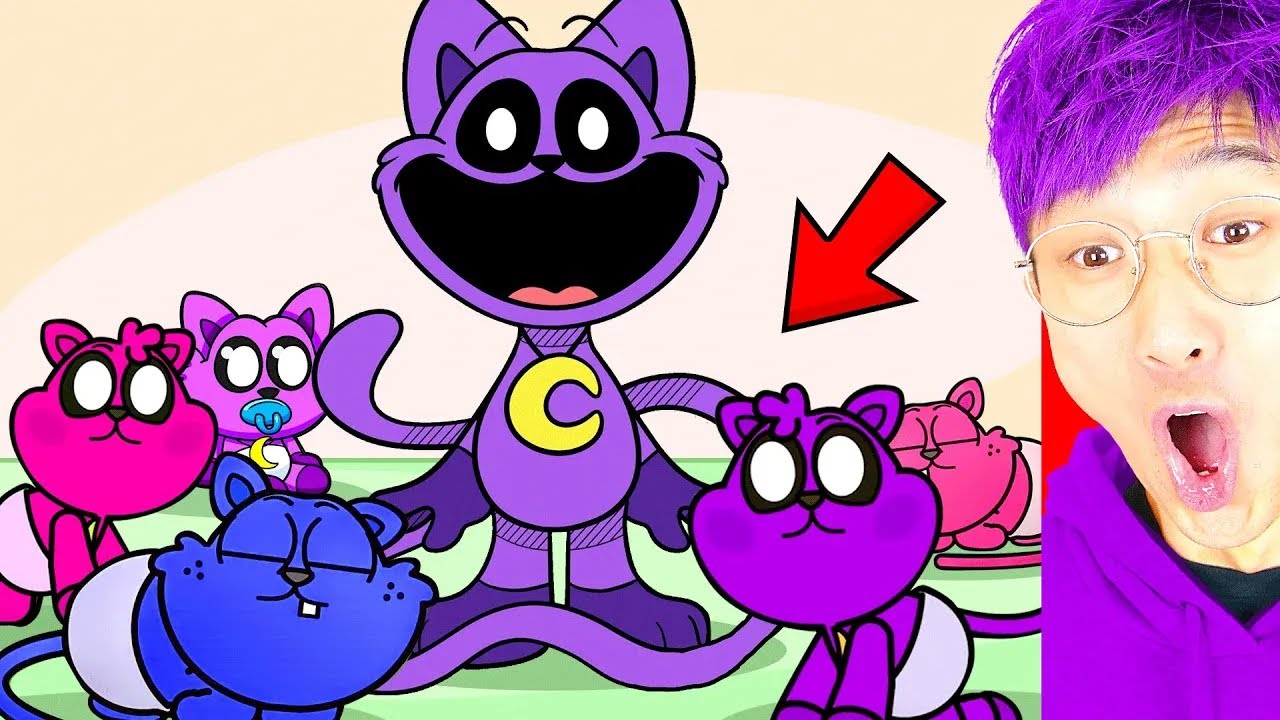 У CATNAP ЕСТЬ КОТЯТА?! (ЖЕРТВА CATNAP! РЕАКЦИЯ LANKYBOX)
