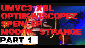 Umvc3 - RoBoT SheKeiB (strange, mag, doom) vs OpTiiKwiKscopez (spencer, modok, strange)