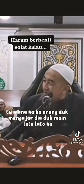 Solat Maghrib Tiba-Tiba Azan Isyak Apa Kena Buat USTAZ AZHAR IDRUS
