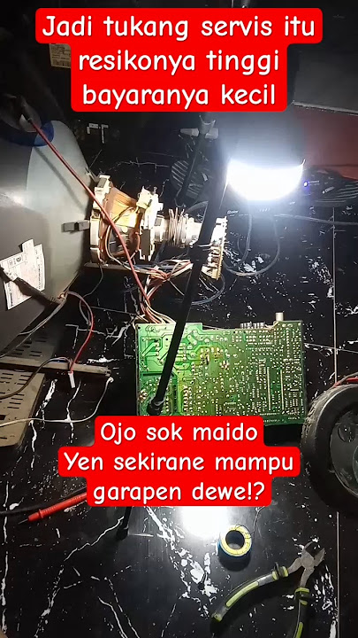 resiko tukang servis elektronik,main strum tiap hari