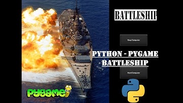 Battleship - Demo | Python | Pygame Module | Programming Beginners