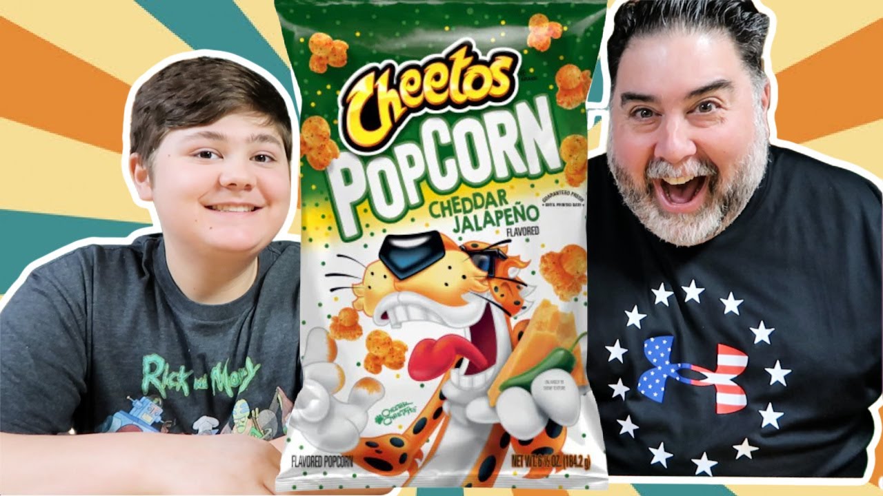 Cheetos Cheddar Popcorn, Cheddar Popcorn Meets Cheetos Cheesy