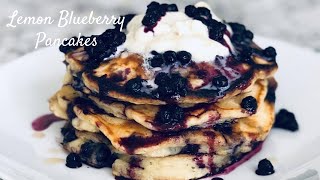 Lemon Blueberry Pancakes