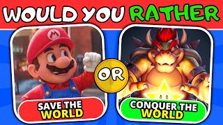 Would You Rather... Super Mario Bros. Movie 🍄