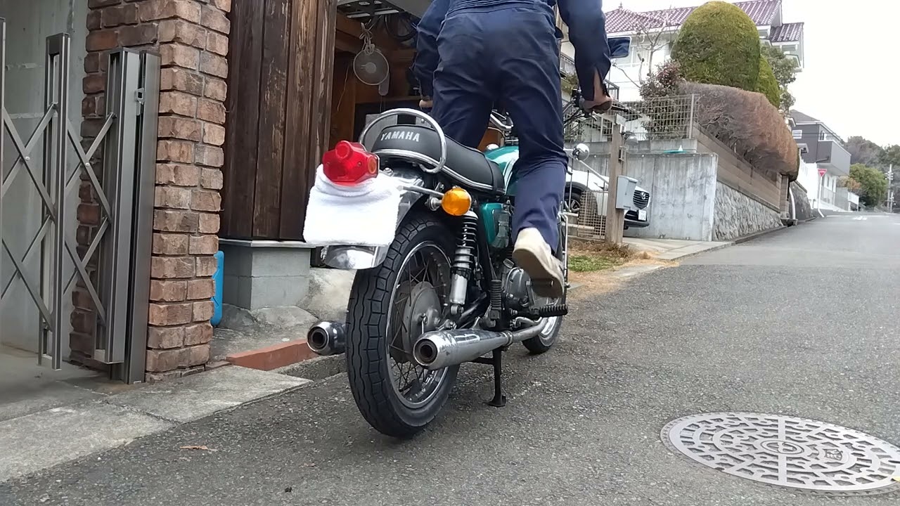 ヤマハXS650E始動の儀#xs650