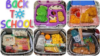 Back to School Lunches After a full year! 🖍✂️✏