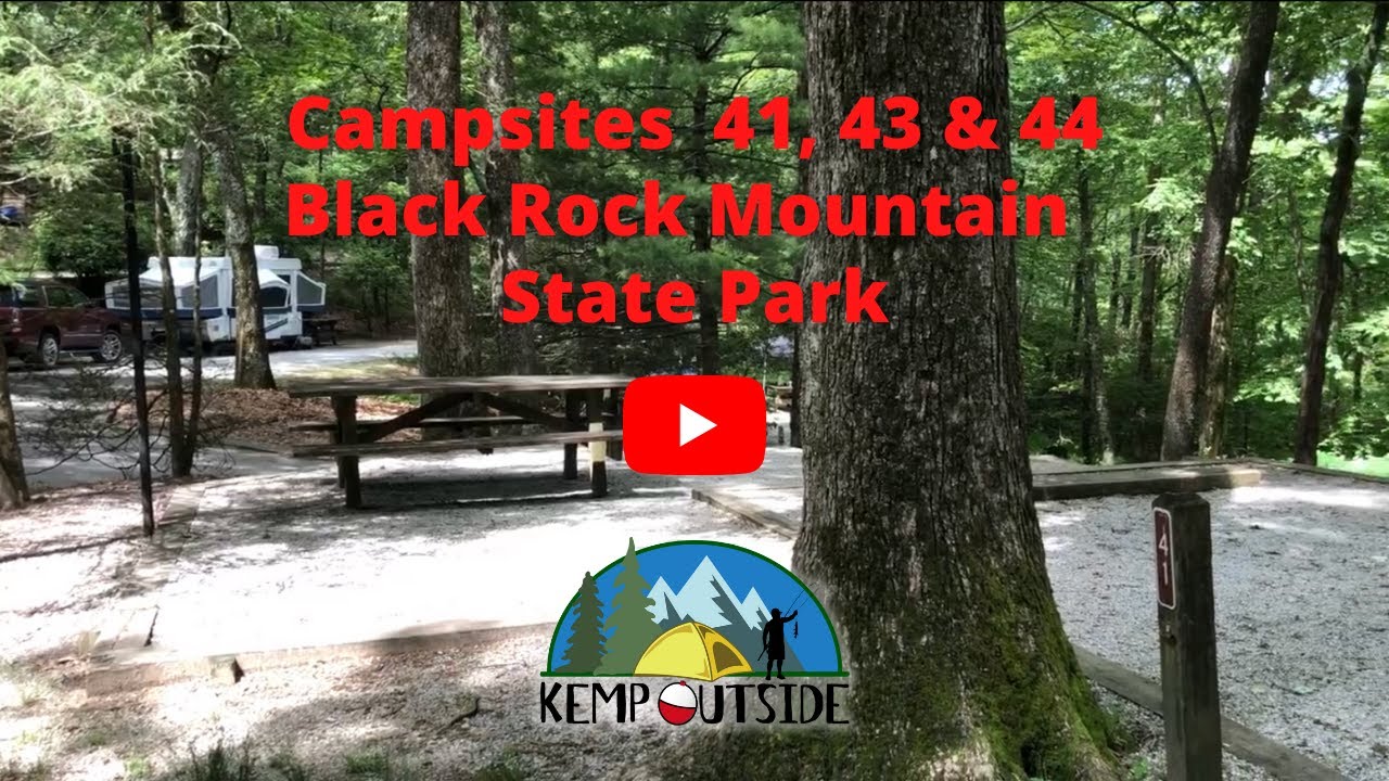 Black Rock Mountain State Park Campsites 41, 43 & 44 Camping in