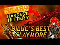 The BEST Claymore for DILUC in Genshin Impact - Wolf's Gravestone, Blackcliff Slasher, Skyward Pride