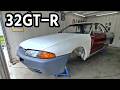 クリアランスチェック!外装パーツの仮組でフレームの状態を知る【#29 R32 GTR レストア】NISSAN BNR32 Restore