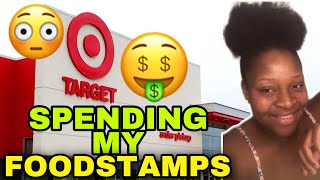 SHOPPING WITH FOODSTAMPS AT TARGET & FOR A BIRTHDAY GIFT FOR MY 3 YEAR OLD