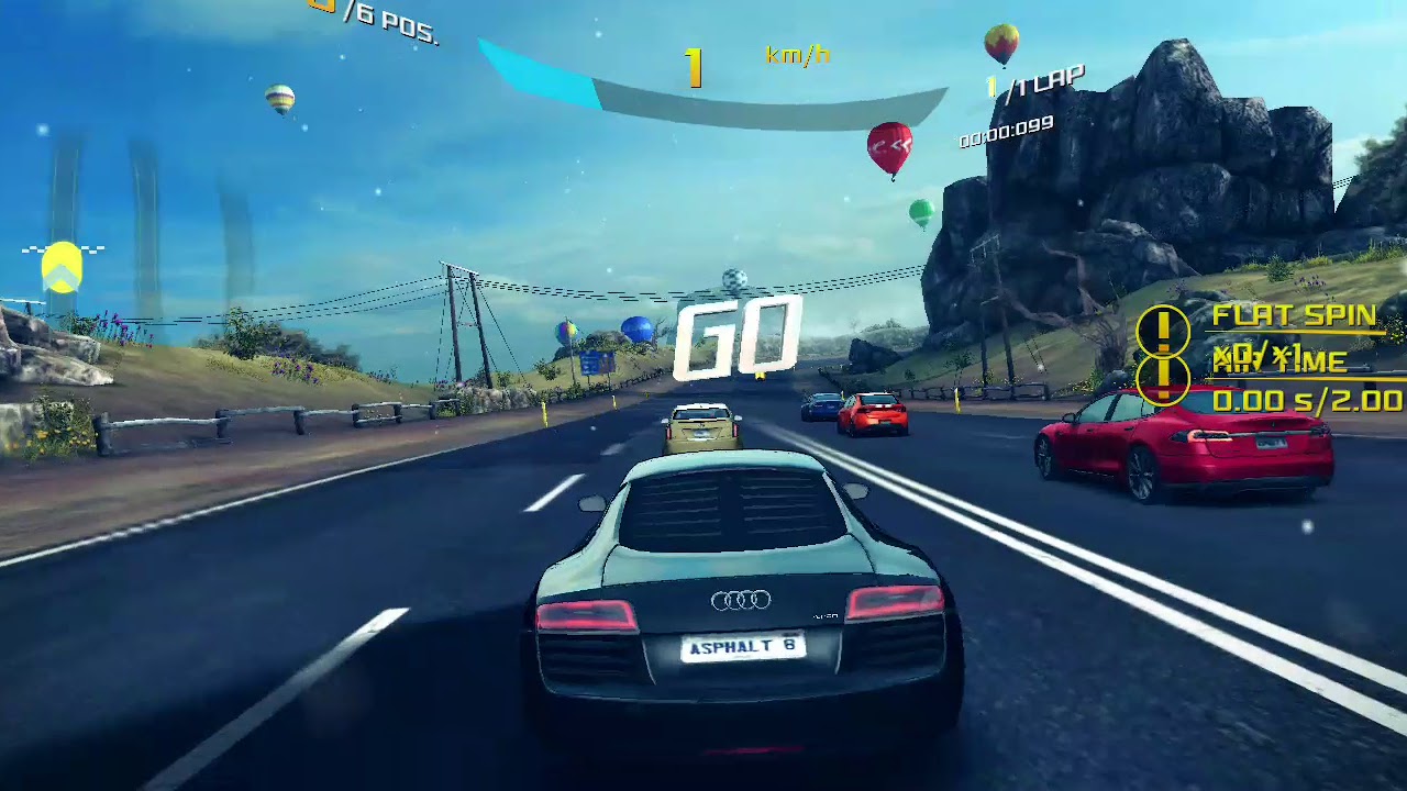 Playing asphalt 8 - YouTube
