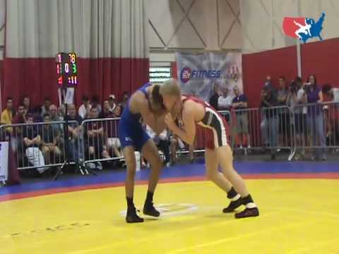 University Freestyle Final 55kg Match 2 - Angel Es...