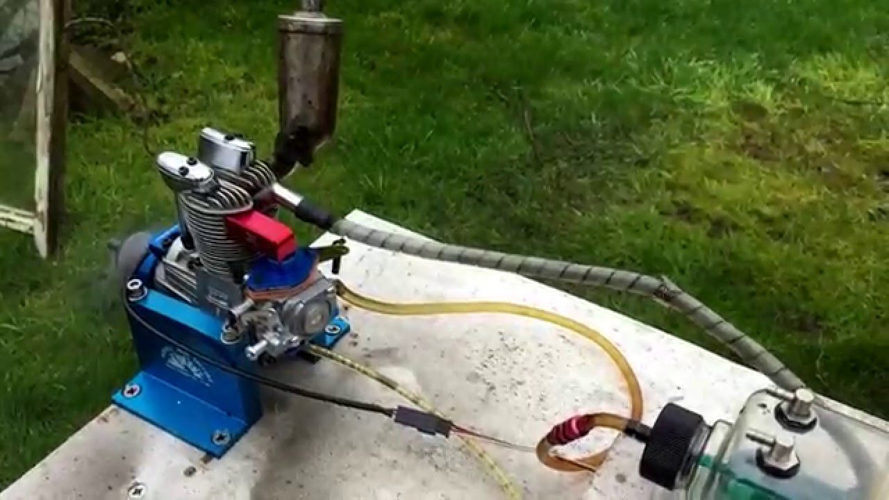 Saito FA-125 full gas conversion 20 to 1 mix